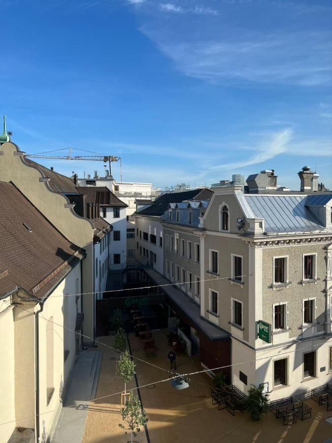 Penthouse Im Zentrum Von Bregenz Bagian luar foto